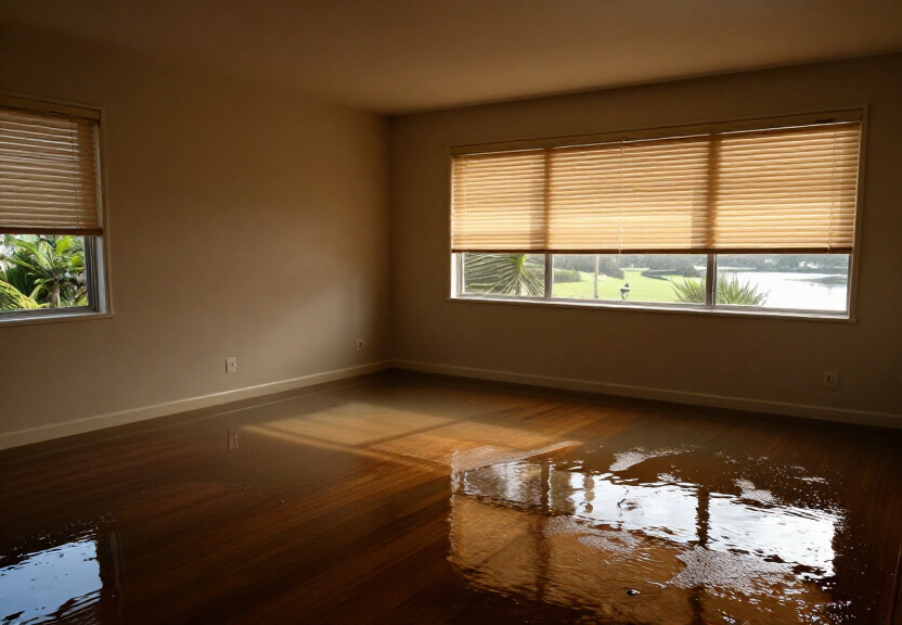Water-damaged ceiling in Killarney Heights with sagging and stains